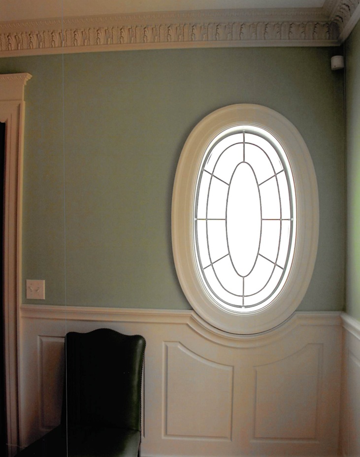 Oval window trim